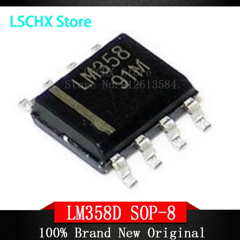 LM358 LM358DR SMD SOP8 Op-Amp IC – 2500 PCS Reel