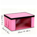 Foldable Clothes & Blanket Storage Bags with Clear Window