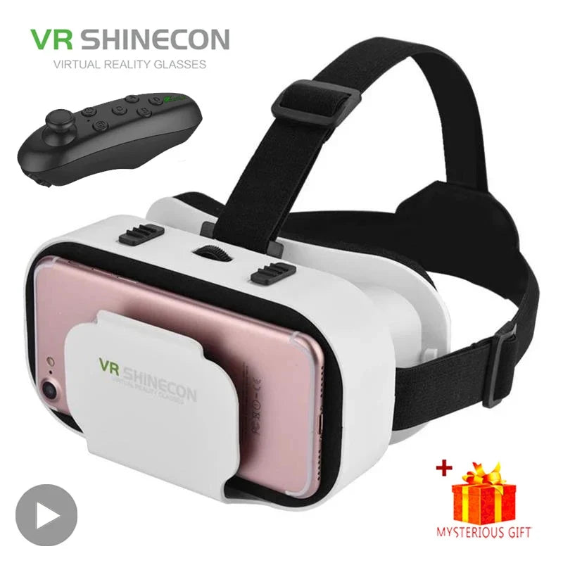 Shinecon VR Headset 3D Glasses for iOS & Android Phones