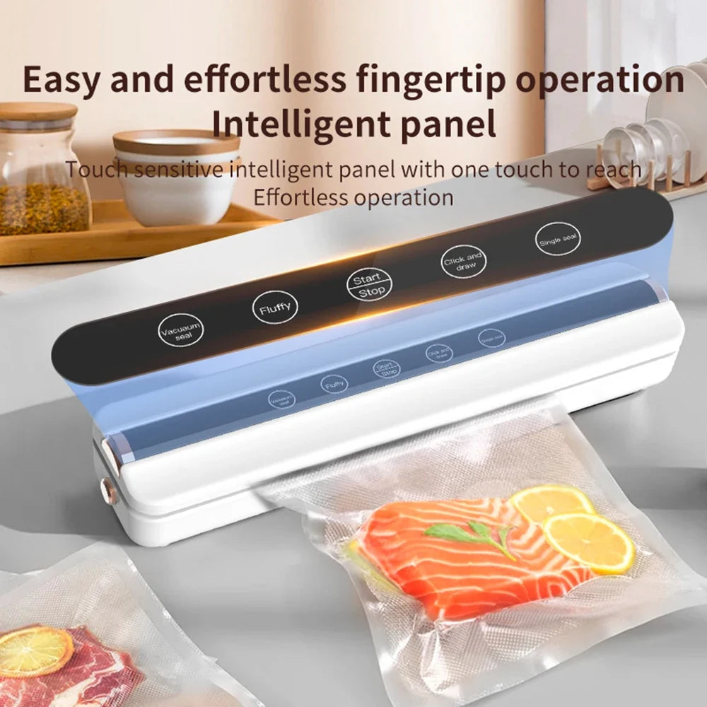 Wireless USB Vacuum Sealer 62KPa 1500mAh – Auto Food Sealer