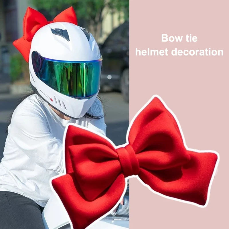 Large Bow Helmet Decoration – DIY Motorcycle & Scooter Decal
