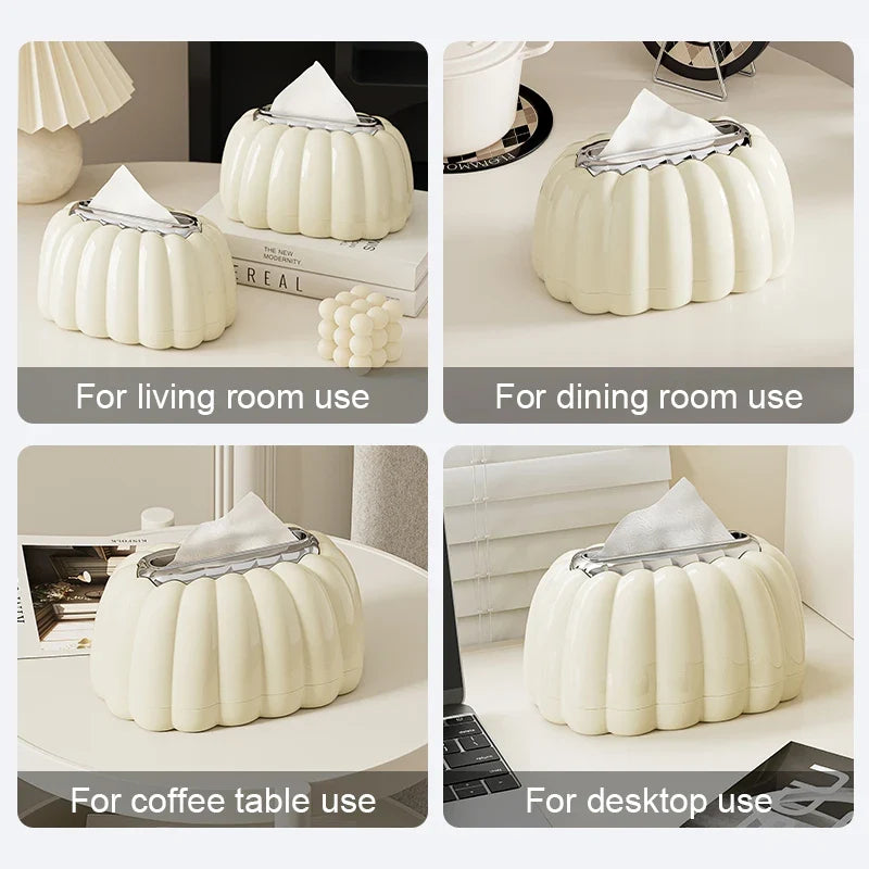 Modern Deluxe Tissue Box-with Pink Bow Living Room End Table Display