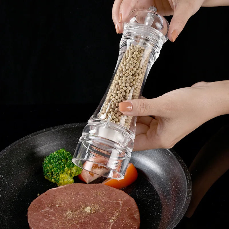 Acrylic Manual Pepper Grinder | Ceramic Core Seasoning Mill