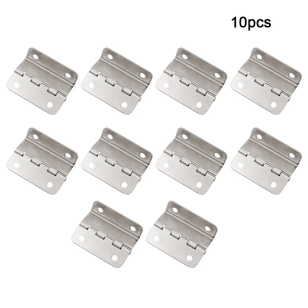 Cabinet Hinge Wooden Box Tri-fold Right Angle 4 Holes Three-folding