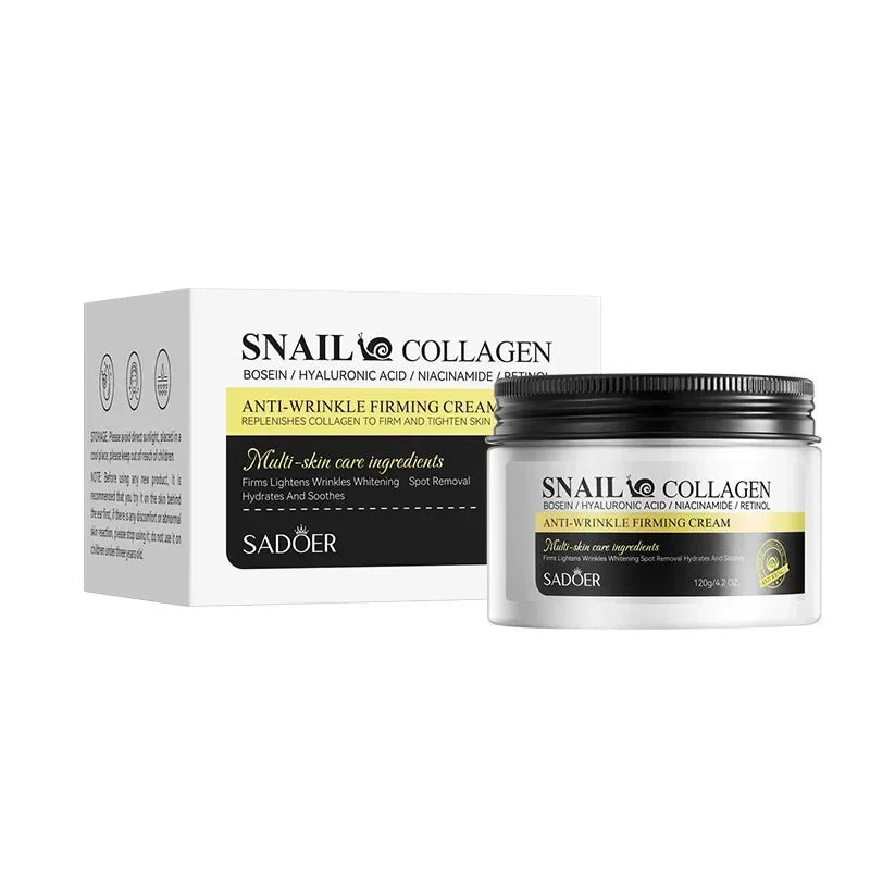 SADOER Snail Collagen Anti Wrinkles Face Cream Firming Moisturizing