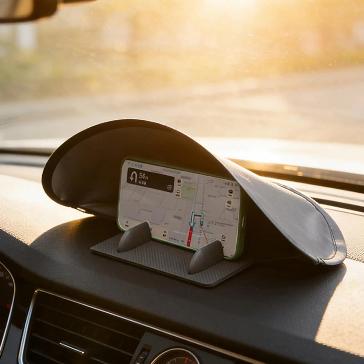 Car GPS Navigation Sunshade Visor Cover | Anti-Glare Dashboard