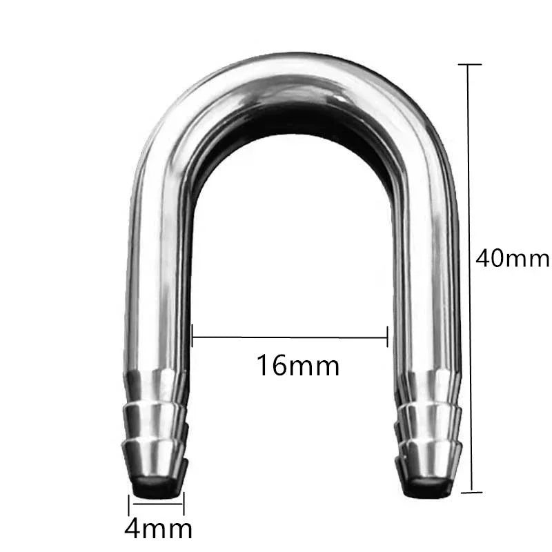 U-Shape Stainless Steel Aquarium CO2 & Air Tube Connector