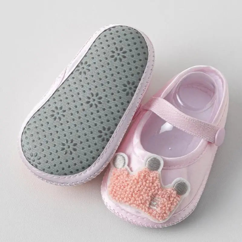 Baby First Walker Shoes – Soft, Nonslip & Breathable (0-1Y)