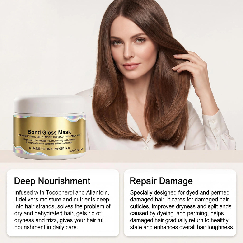 Bond Gloss Deep Conditioning Hair Mask – Keratin & Vitamin E