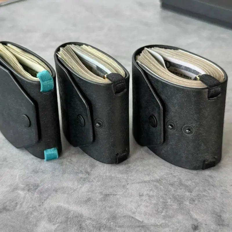 PU Leather Cash Holder Wallet – Money Clip & Bill Organizer
