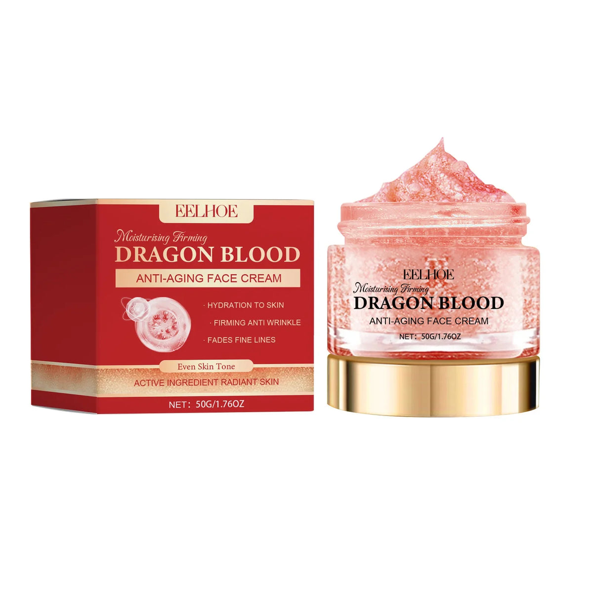 EELHOE Dragon Blood Face Cream – Firming & Moisturizing 50g
