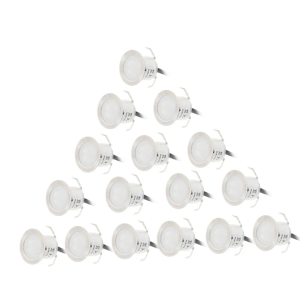 0 6W Bright Recessed LED Deck Light Water Resistance IP67 Ground