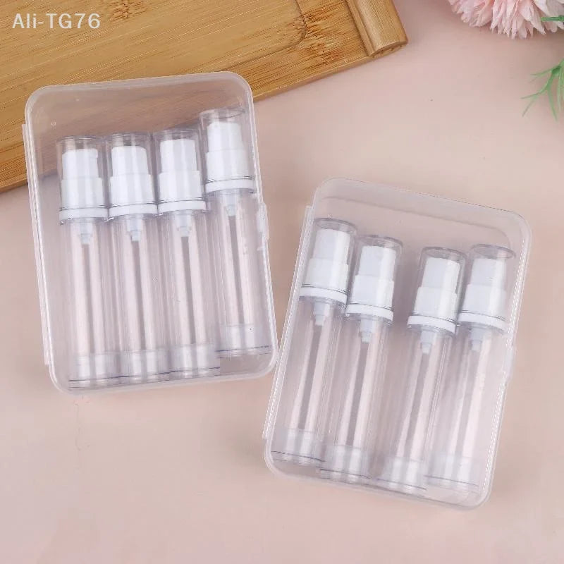 Airless Pump Bottle Set – Refillable Travel Containers 5/10/15ml