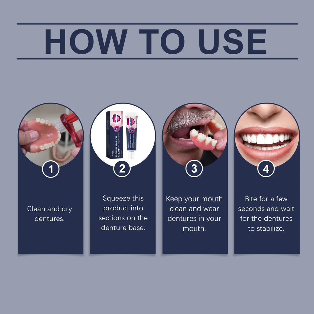 Denture Adhesive Bonding Paste – Secure Hold for False Teeth