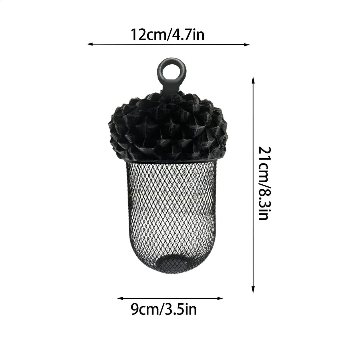 Acorn Bird Feeder – Decorative Resin Metal Garden Feeder