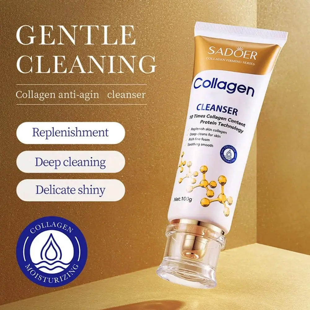 SADOER Collagen Foaming Facial Cleanser – Deep Cleanse 100g