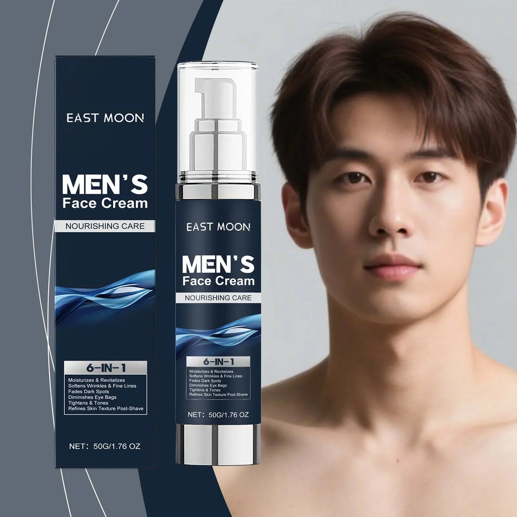 East Moon Men's Deep Moisturizing Face Cream – Aftershave & Eye