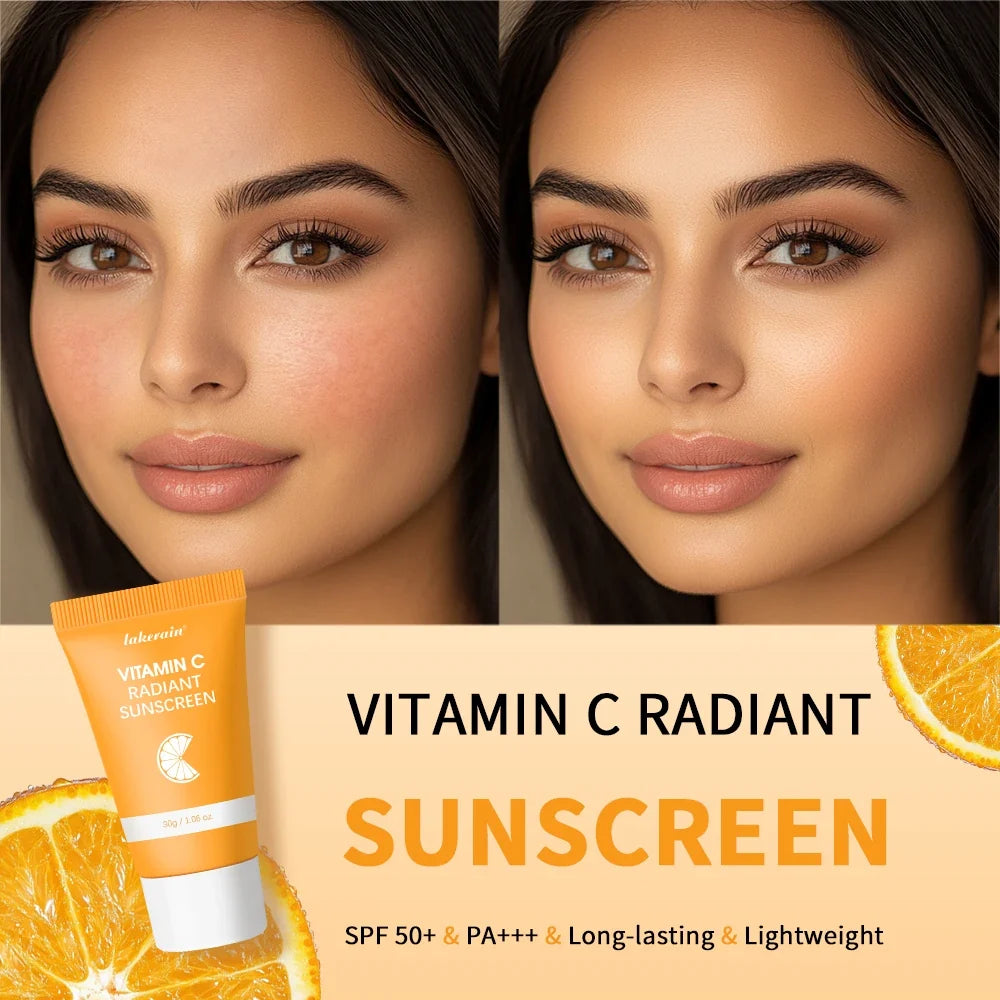 SPF 30 Vitamin C Face Cream – UV Protection & Brightening
