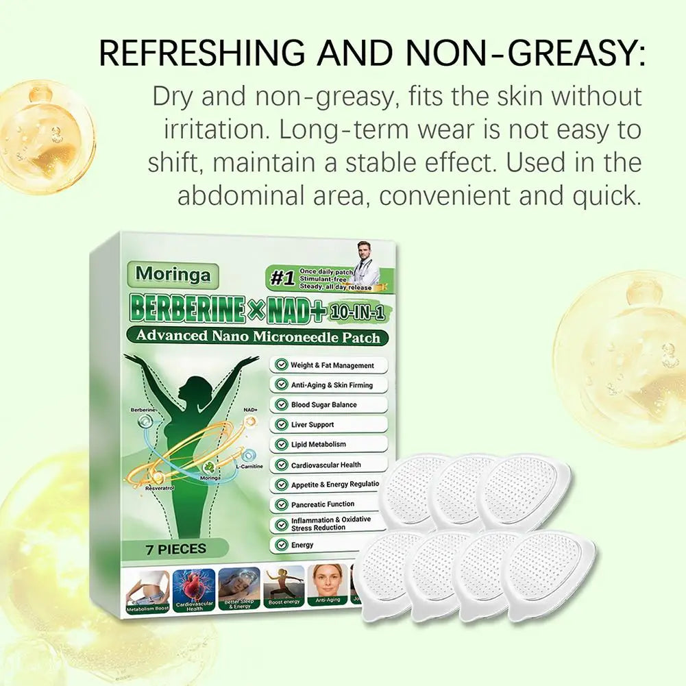10-in-1 Nano Microneedle Firming & Moisturizing Skin Patches