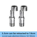 360° Adjustable Eccentric Faucet Corner Tap Adapter | Kitchen