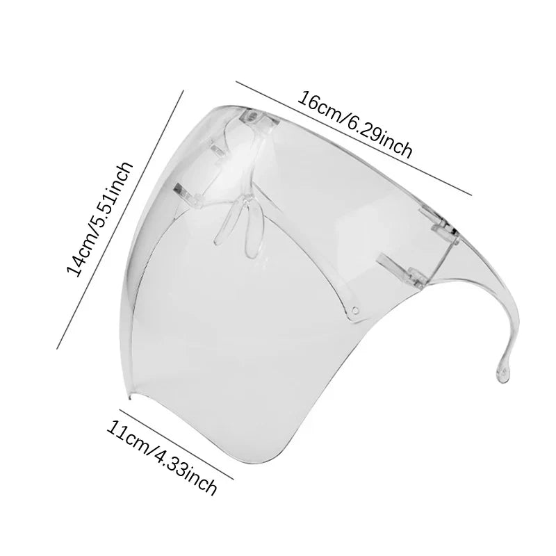 Full Face Shield – Acrylic Protector for Nail Art, Kitchen & DIY