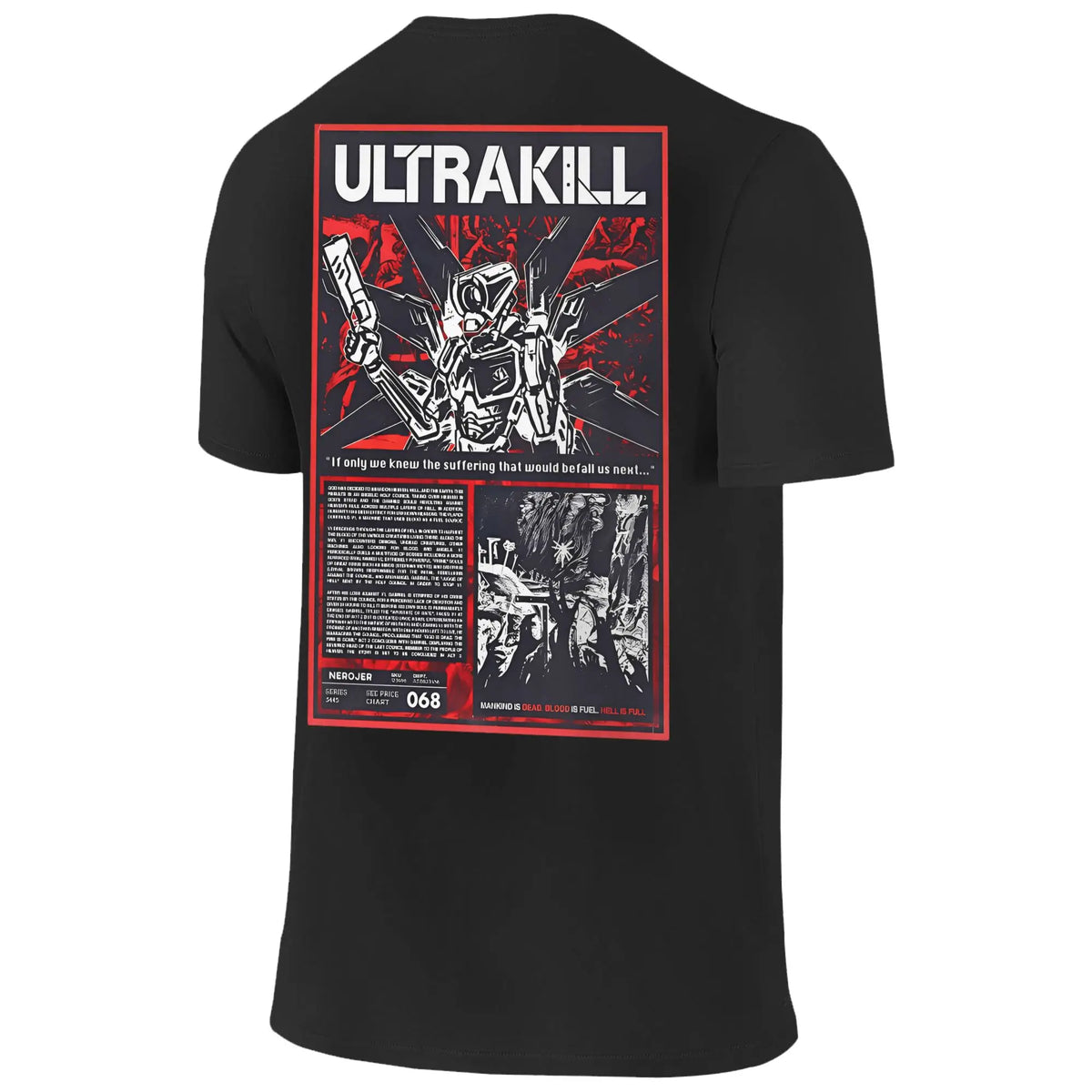 ULTRAKILL Video Game T-Shirt | 100% Cotton Men's Graphic Tee