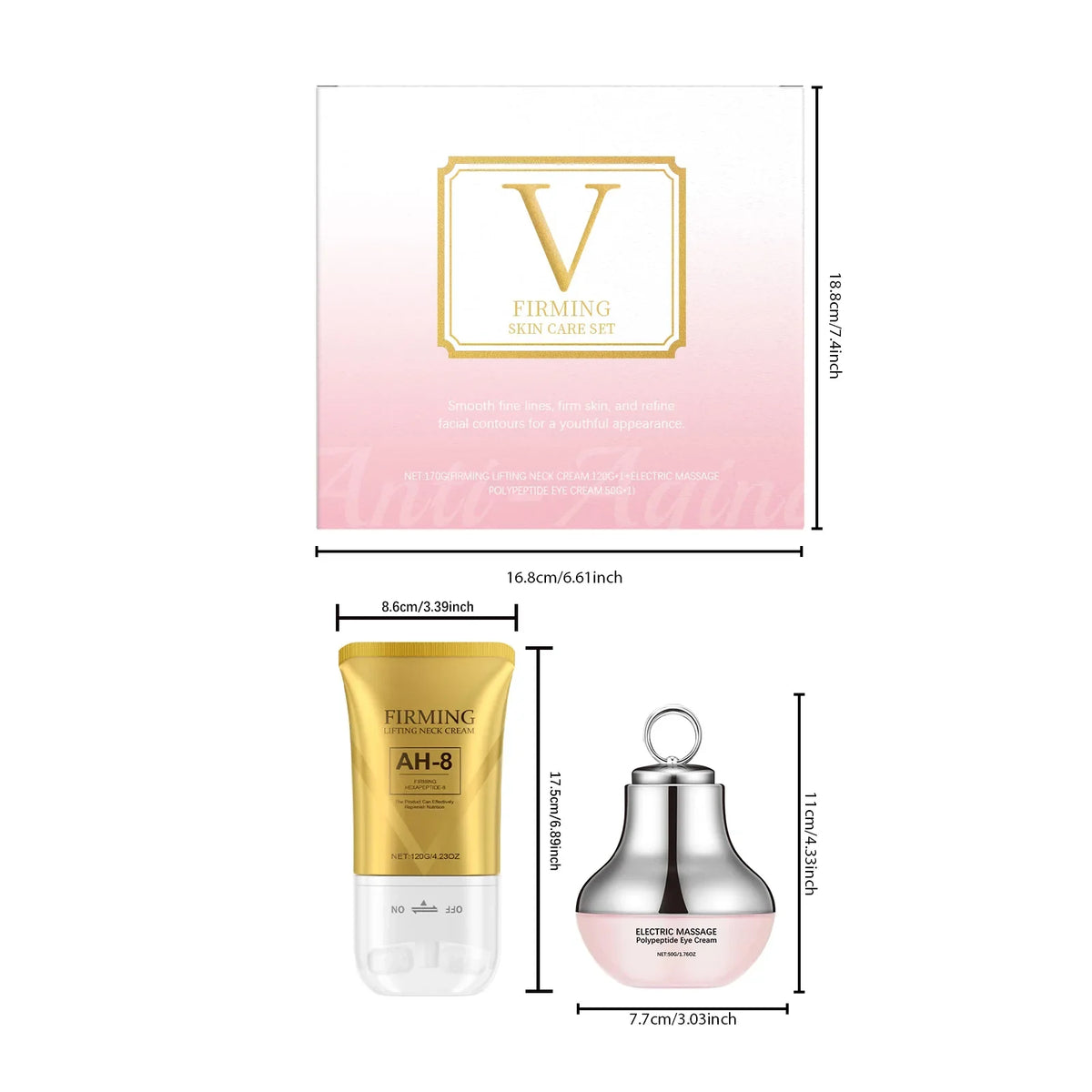 Face Firm Care Kit – Eye, Neck & Contour Skincare Set