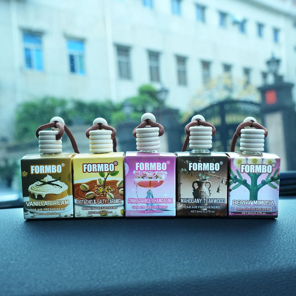 FORMBO Car Air Freshener 5-Pack – Long-Lasting Floral Scent