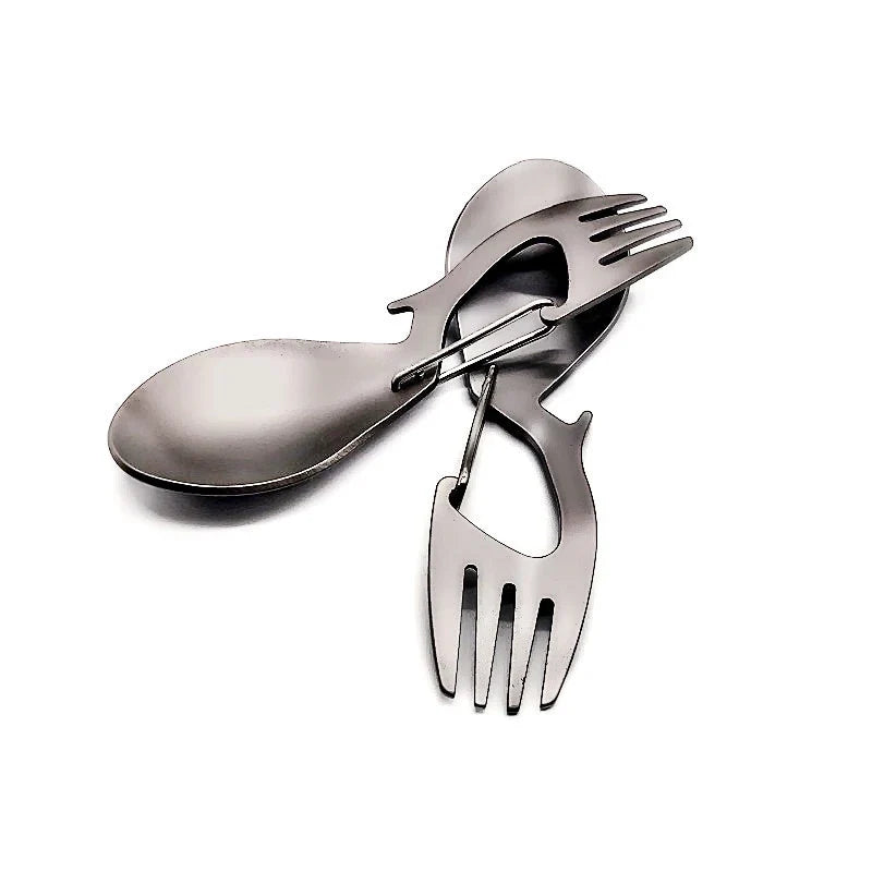 Titanium Spork – Lightweight Camping Fork & Spoon Utensil