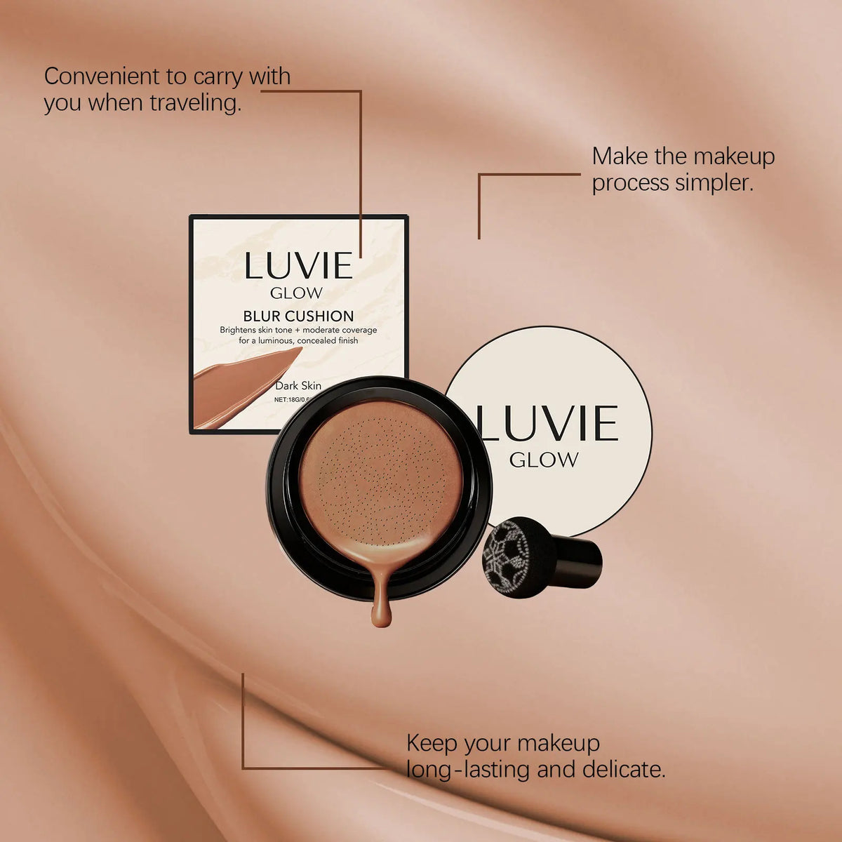 Air Cushion Foundation – Oil Control, Coverage & Brightening