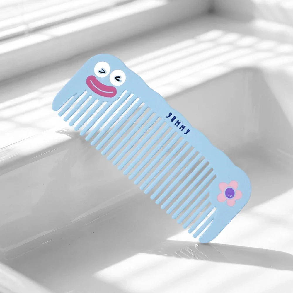 Cartoon Cat Wide Tooth Comb – Anti-Static & Heat-Resistant