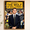Wolf of Wall Street Movie Poster – Peel & Stick PVC Wall Art