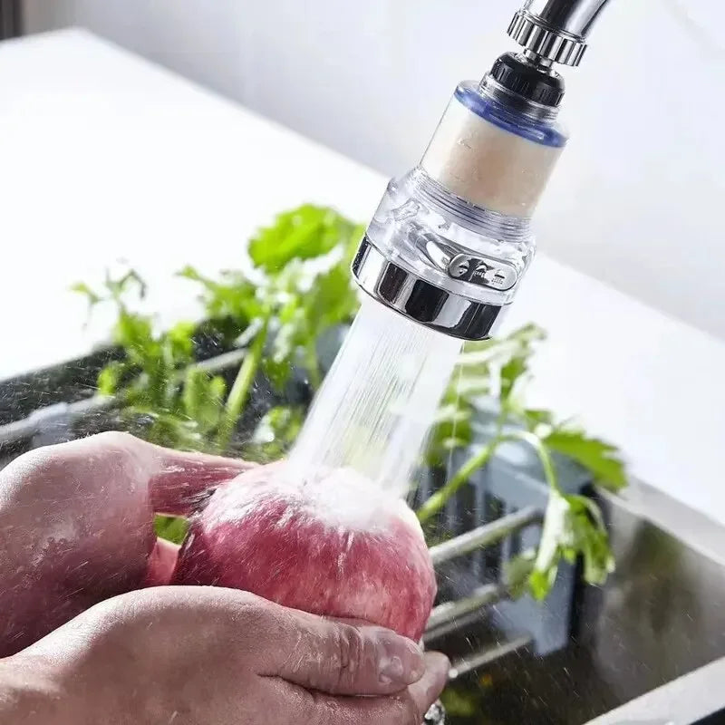 360° Rotating Faucet Water Filter | Universal PP Cotton Purifier