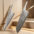 Damascus Steel Cleaver Blade Blank – Hand Forged DIY Knife