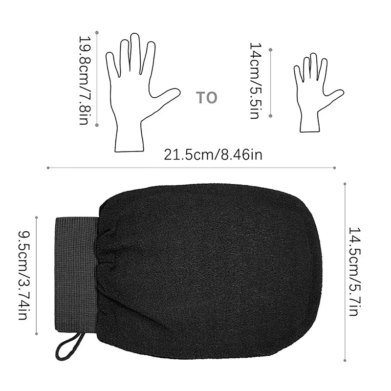 Moroccan Kessa Hammam Exfoliating Glove – Body Scrub Bath Mitt