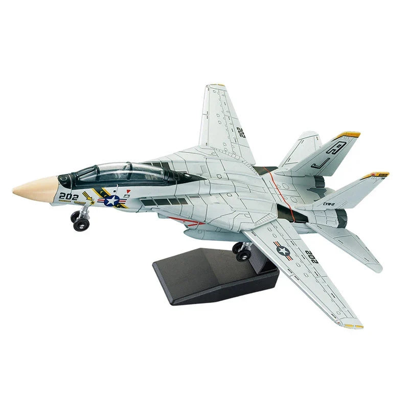1:72 Scale F-14 Tomcat Fighter Jet Model – 10.24" ABS Kit