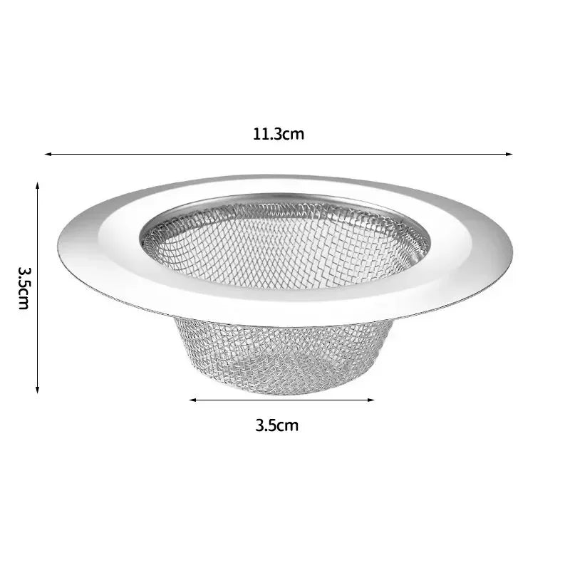 Stainless Steel Sink Strainer – Hair & Food Drain Catcher