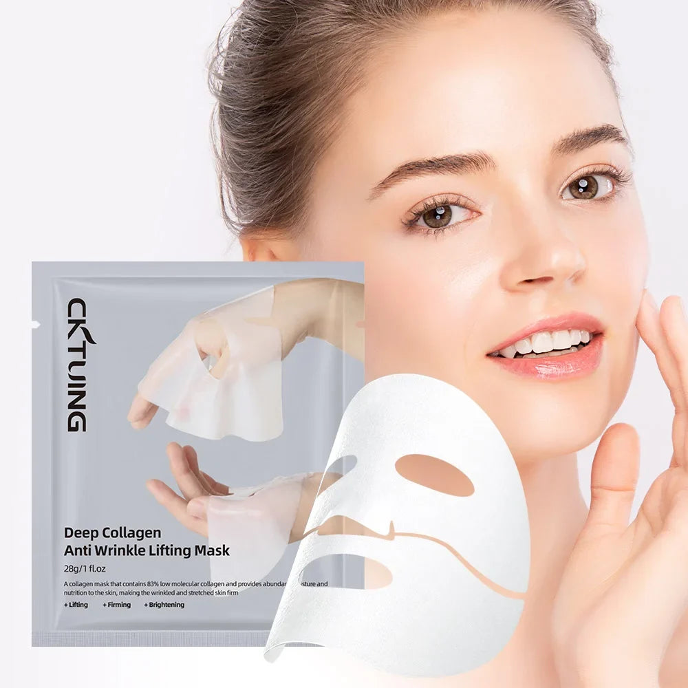 Collagen Face Masks Deep Hydrating Moisturizing Brightening Firming