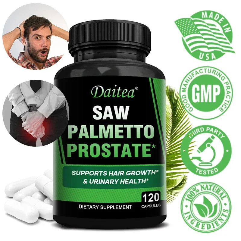 Saw Palmetto Berry Extract Capsules – Hair & Hormone Support