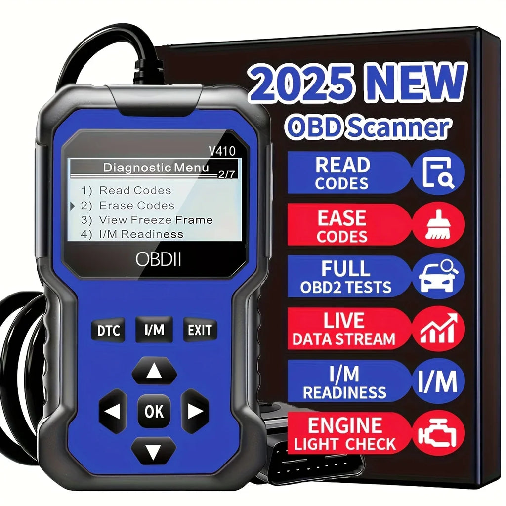 OBD2 Scanner – Read & Clear Engine Fault Codes (1996+)