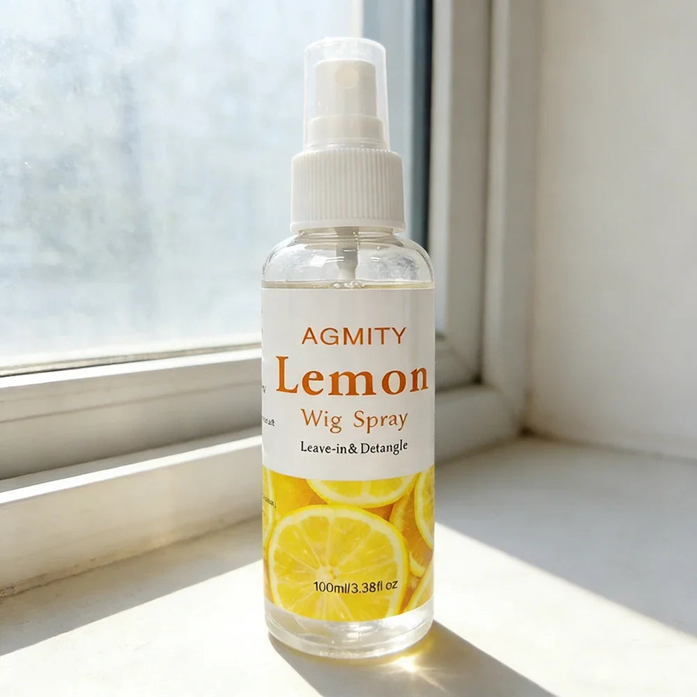 Lemon Scent Wig Care Spray – Leave-In Conditioner & Detangler