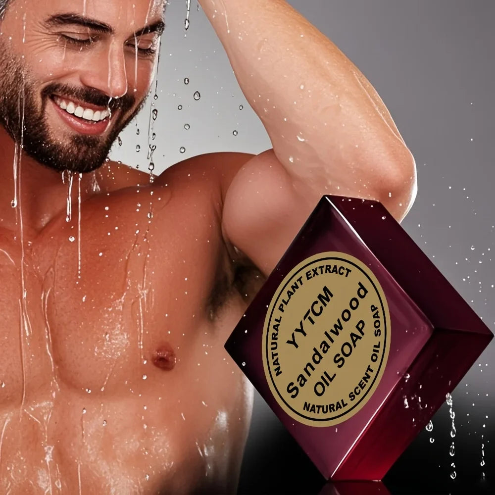 Sandalwood Soap for Men – Gentle Glycerin Bar 65g