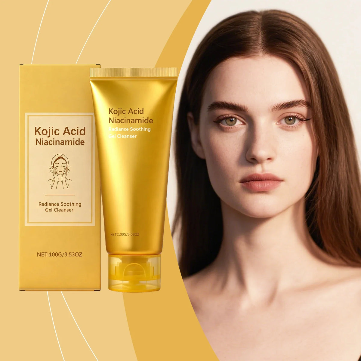Allantoin Exfoliating Facial Cleanser – Oil Control & Pore Gel