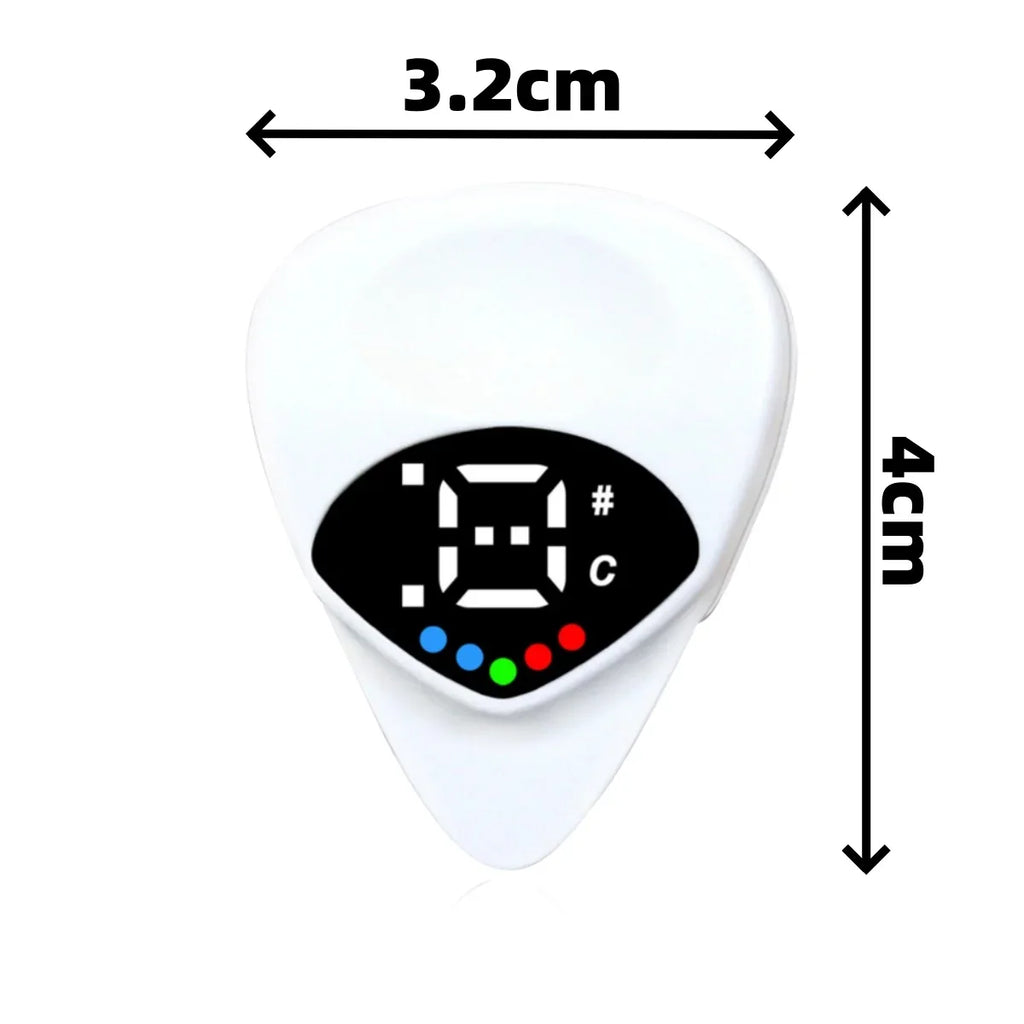 2-in-1 Guitar & Ukulele LED Pick Tuner | Chromatic