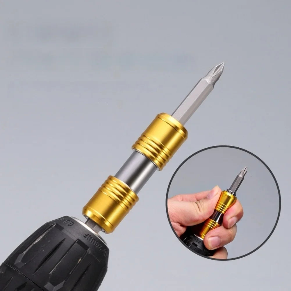 3-Pc Hex Quick-Change Adapter Set | Self-Locking Bit Holder