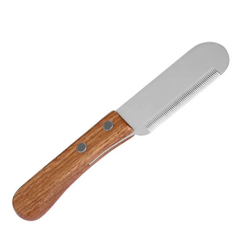 Professional Pet Stripping Knife | Dog & Cat Grooming Tool