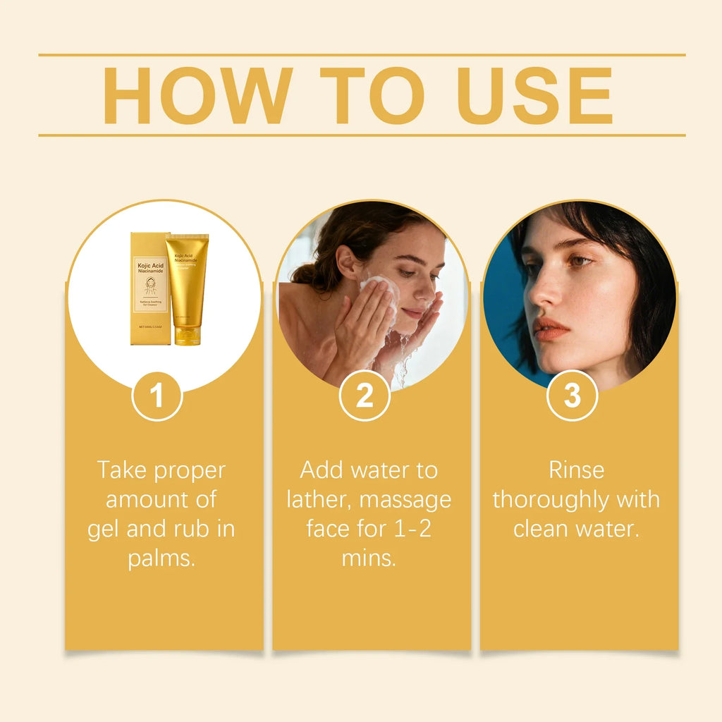 Allantoin Exfoliating Facial Cleanser – Oil Control & Pore Gel