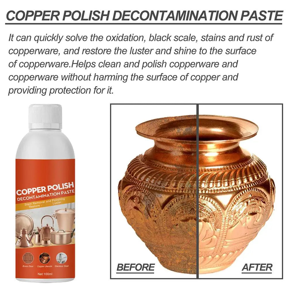 Brass & Copper Tarnish Remover – Non-Abrasive Metal Polish