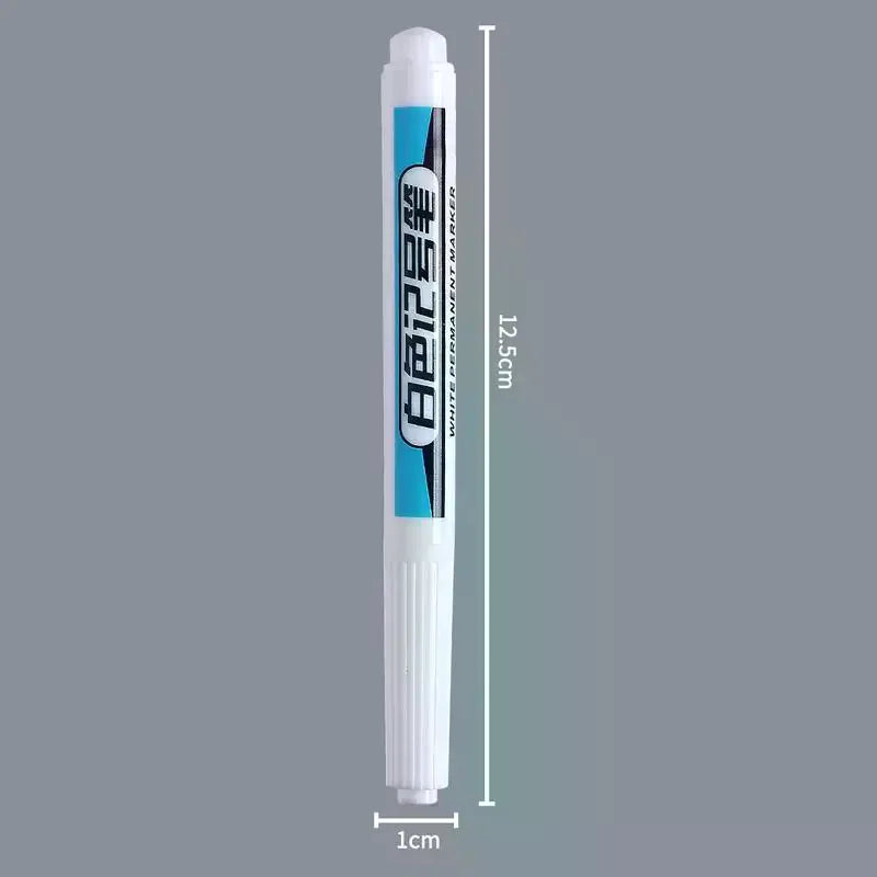 Waterproof Long Needle Marker Pen – White DIY Marking Tool