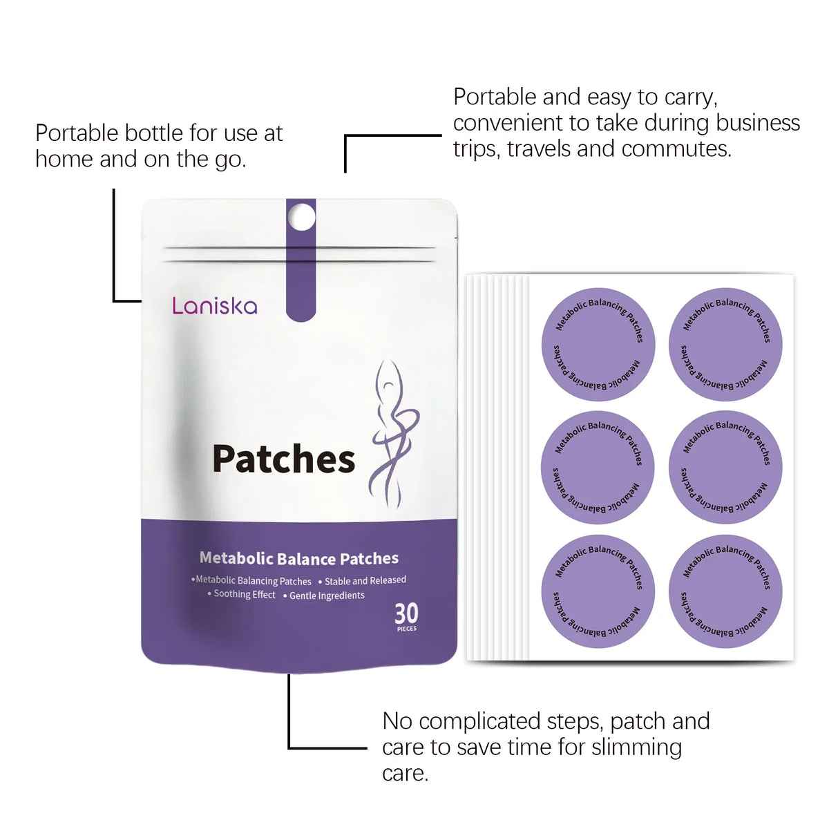 Laniska Body Care Patches – Gentle Skin-Friendly Wellness